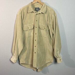 Vintage‎ Woolrich Corduroy Button Up Shirt
